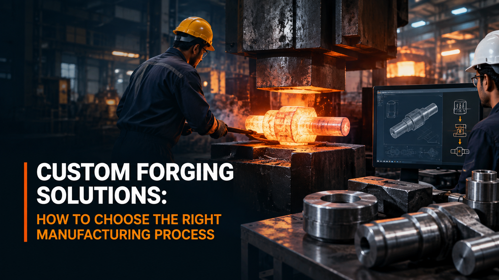 Custom Forging Solutions: How to Choose the Right Manufacturing Process